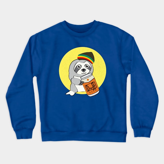 Happy Sloth Crewneck Sweatshirt by Jcamps